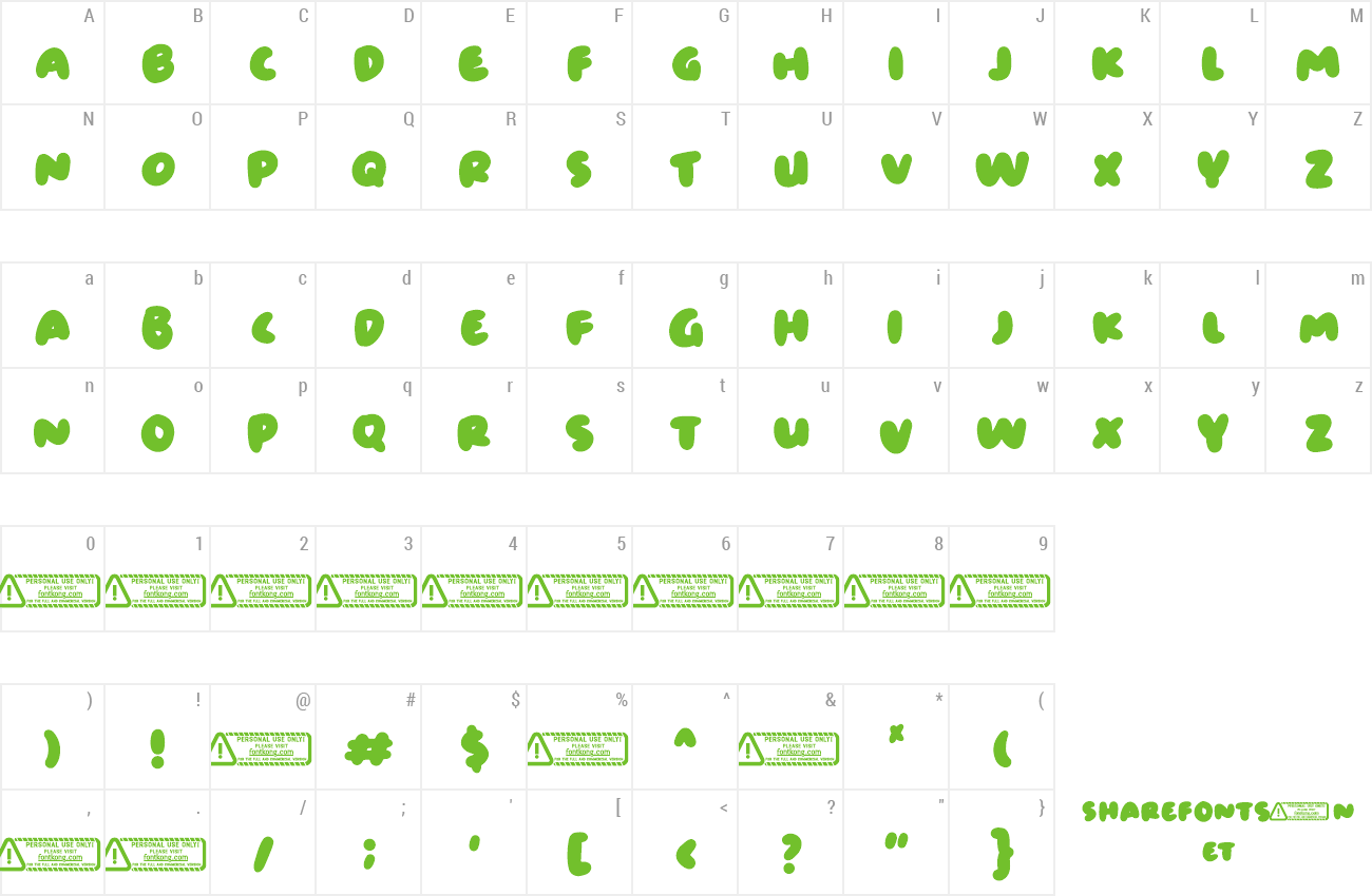 Font Minions preview